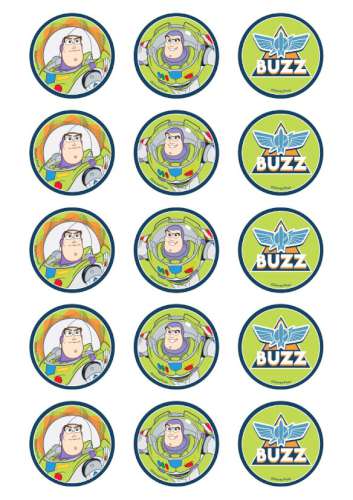 Toy Story Edible Icing Cupcake Images - Click Image to Close